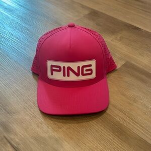 Brand New Pink Ping Hat